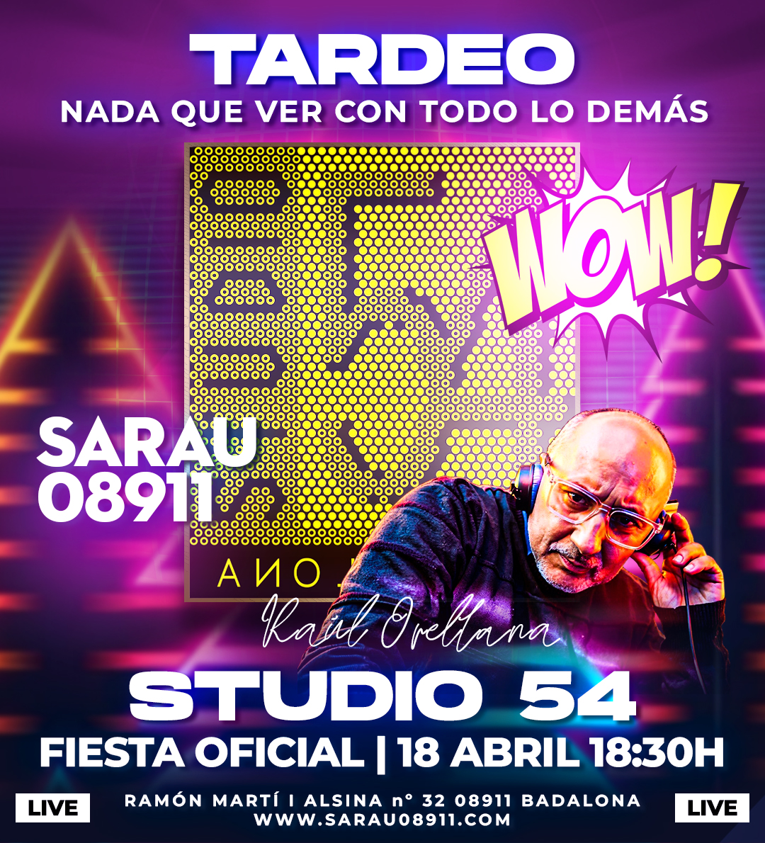 studio 54 fiesta oficial