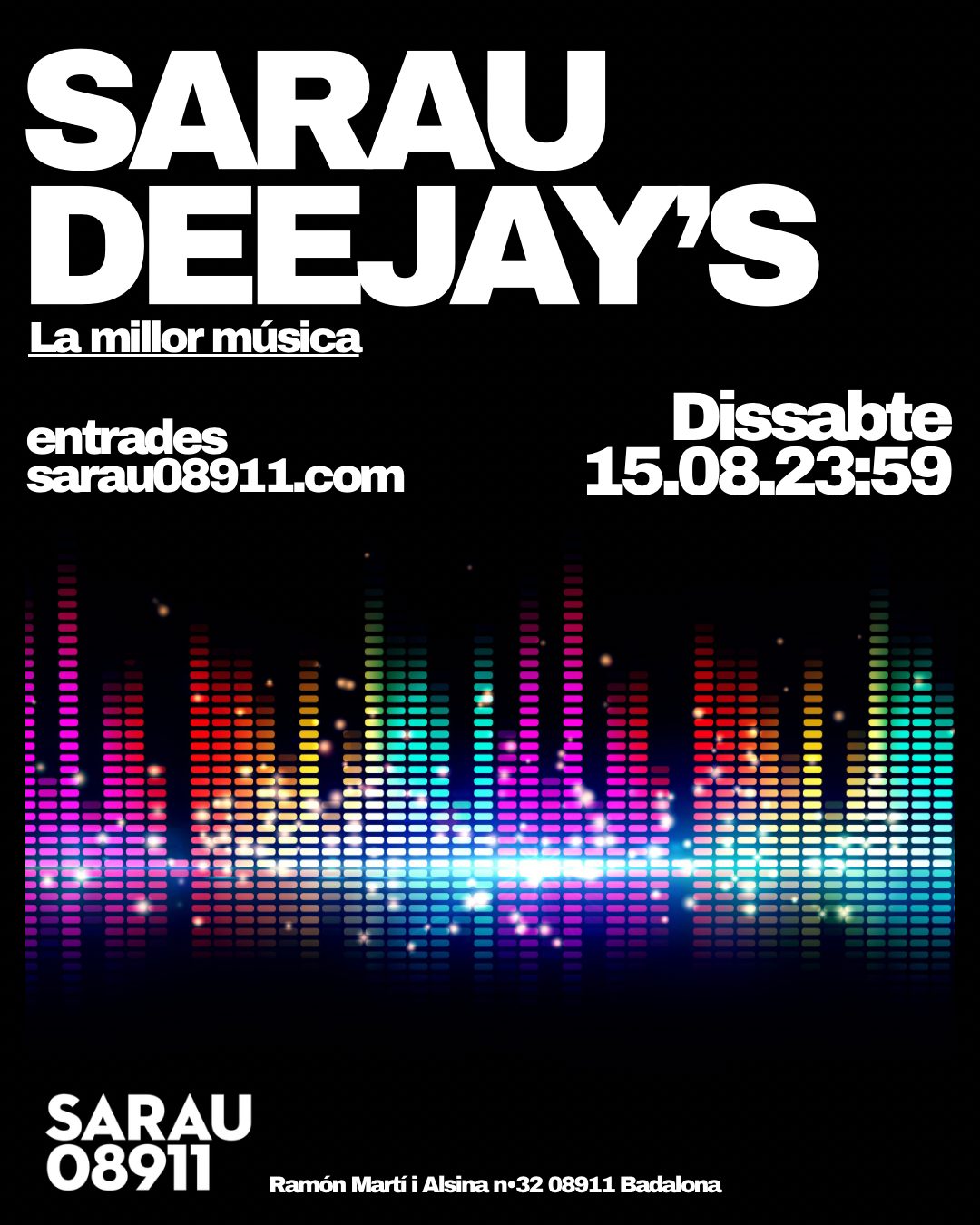 Nit de dj's Sarau 15/8